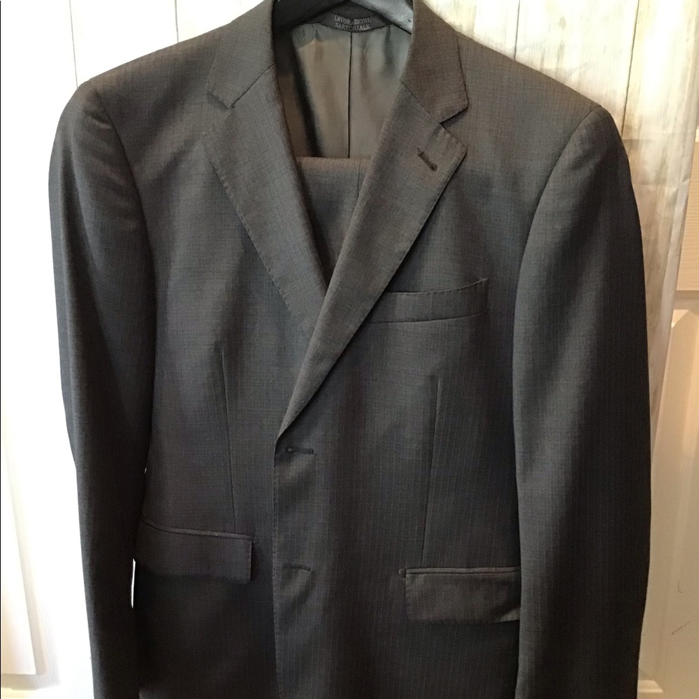 Free Shipping on Men’s Zanetti 100% wool suite